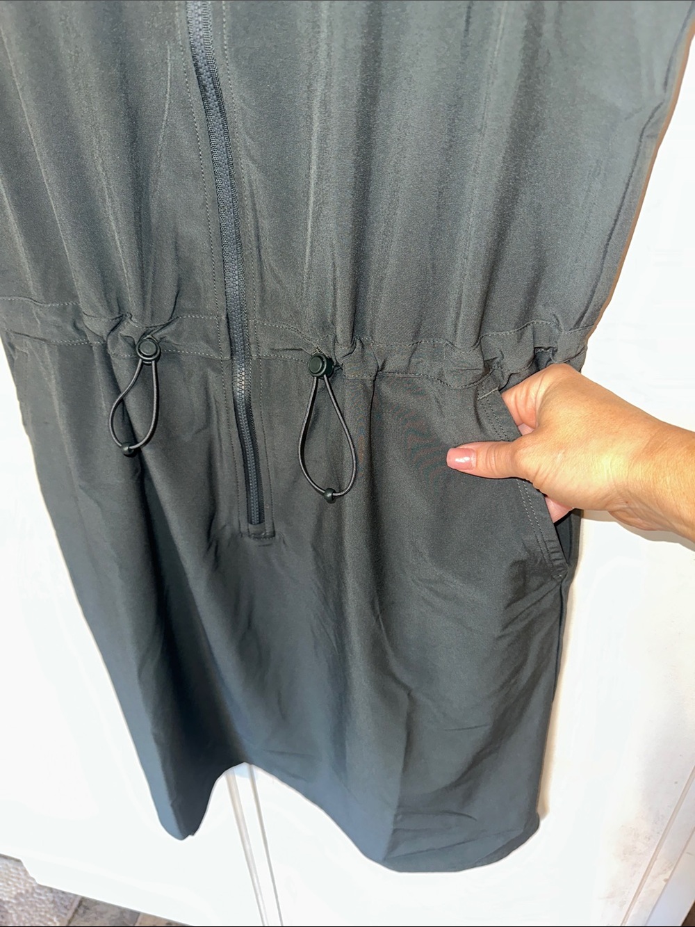 ZELLA Venture Sleeveless Front Zip Utility Dress - Picture 11 of 11